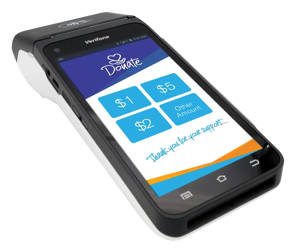 T650P Tap 2 Donate software of eftpos terminal